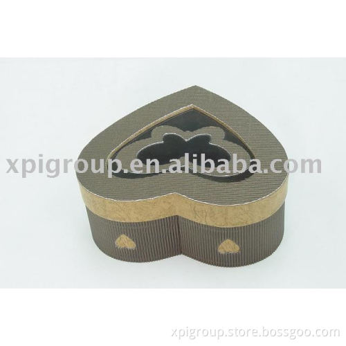 chocolate box heart-shape box kraft paper box handmade box
